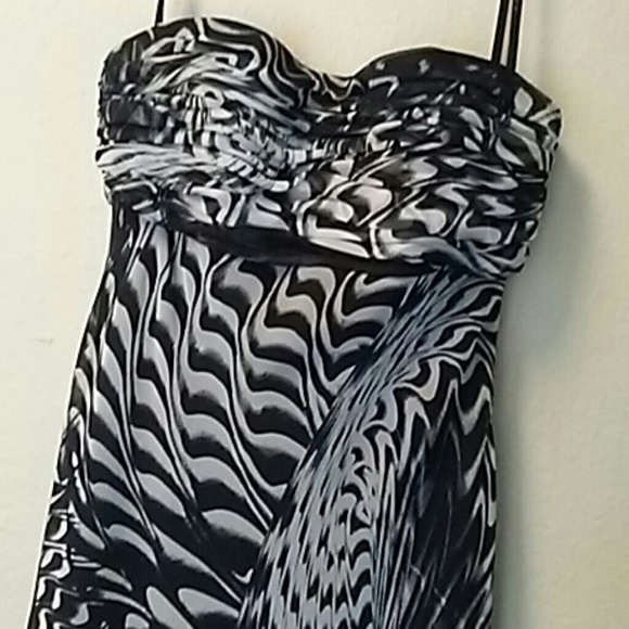 David Meister Semi-Formal Corset Dress - Picture 3 of 5